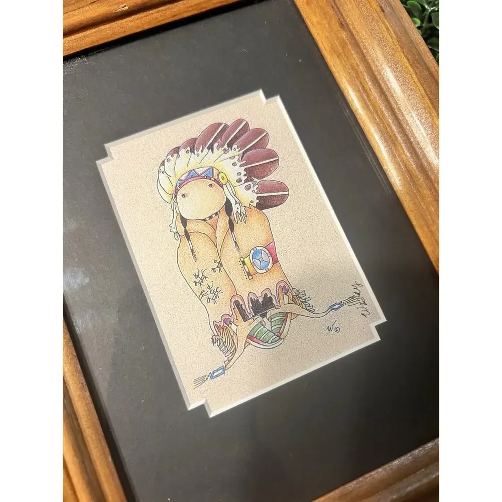 Tillier Wesley Framed Native Art